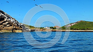 Isla Isabel off MexicoÃ¢â¬â¢s Riviera Nayarit coast. photo